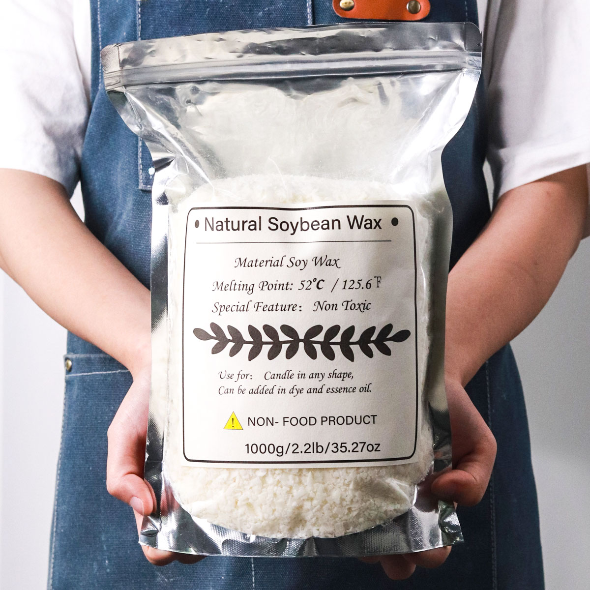 Candle Supplies Storage - 1KG Natural Soy Wax Granular Scented