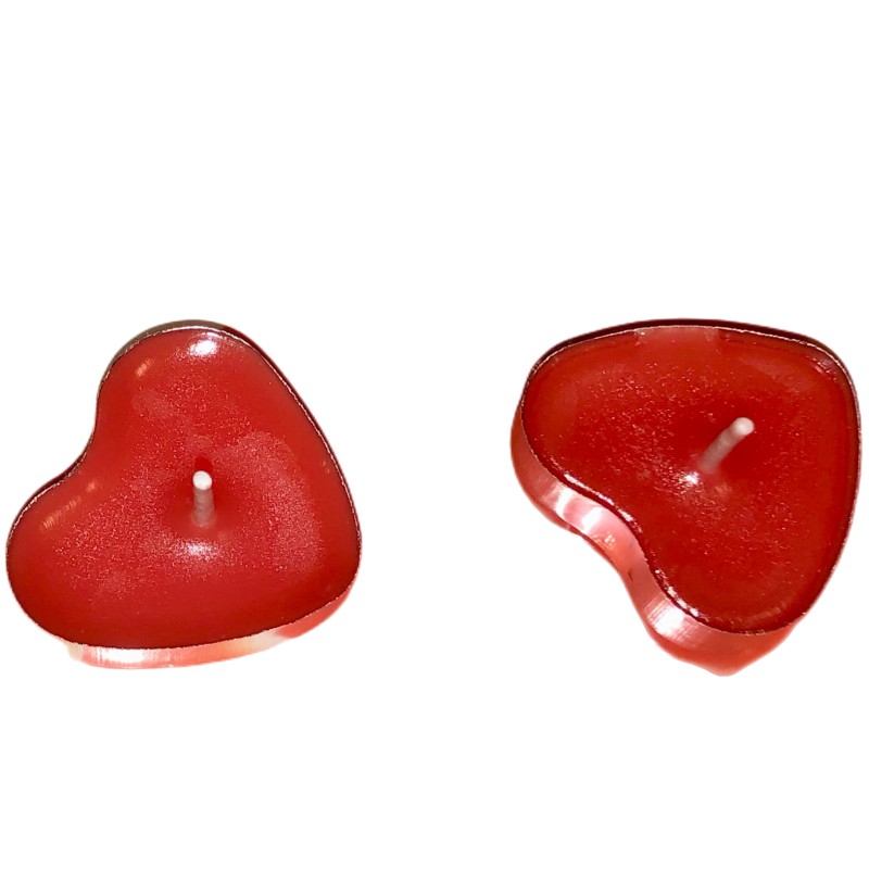 100 Sets Heart shaped Empty Al - огляд і ціна Candle Supplies Storage
