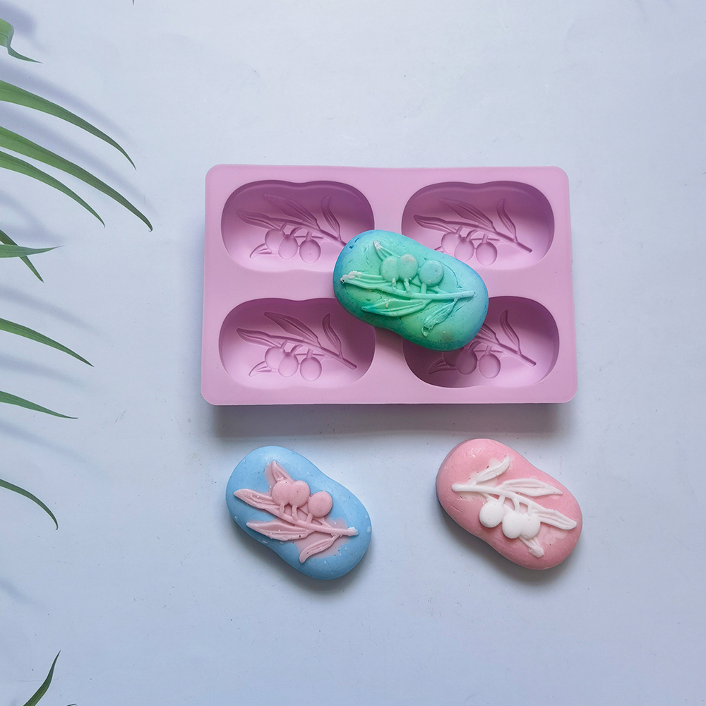 4 Cavities Oval Olive Tree Sil - огляд і ціна Candle Supplies Storage
