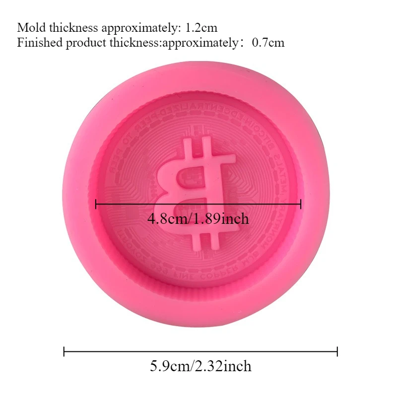 1/3pcs Currency Logo Soap Sili - огляд і ціна Candle Making Supplies Online