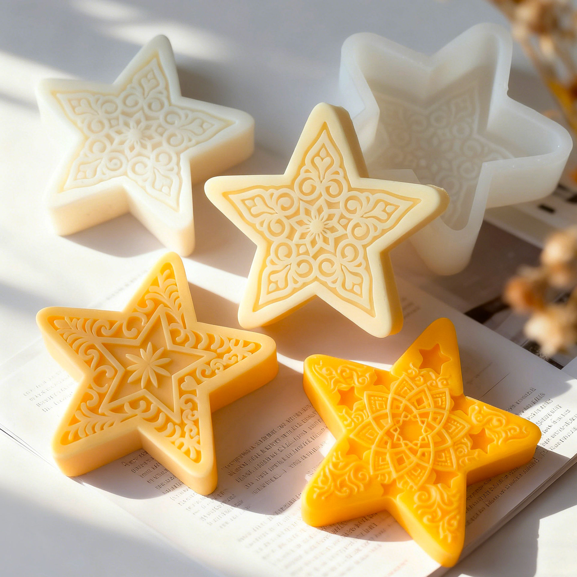 DIY Ramadan Candle Relief Star - огляд і ціна Candle Supplies Storage