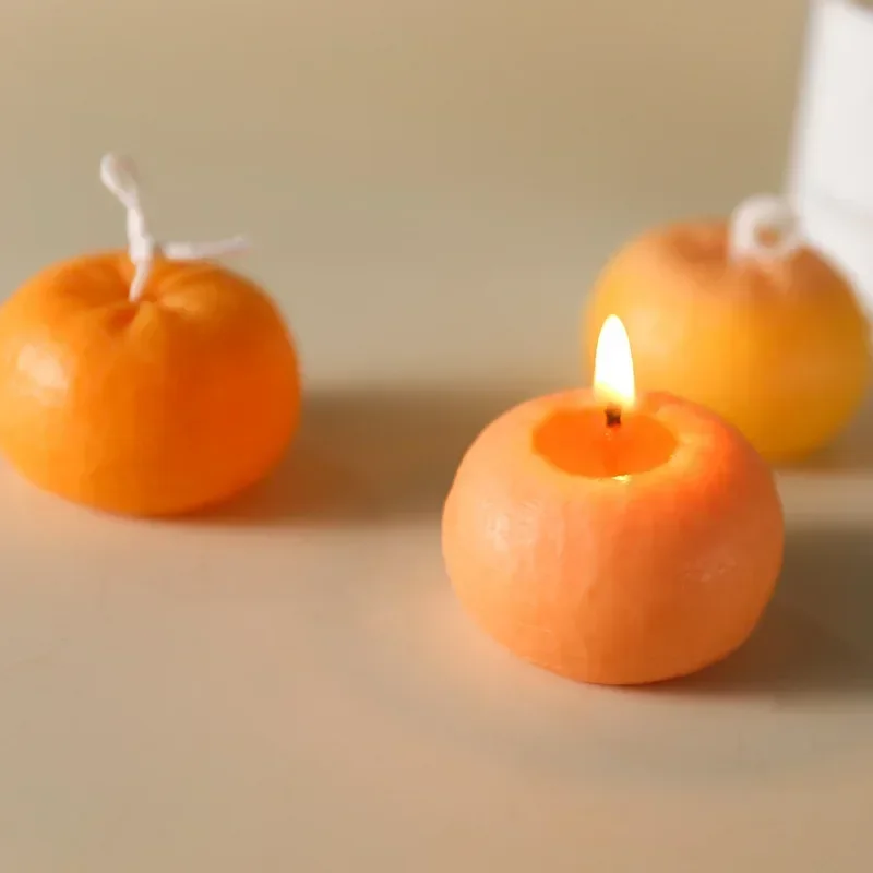 Creative Orange Shape Candle S - огляд і ціна Candle Supplies Storage