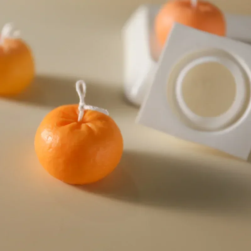 Creative Orange Shape Candle S - огляд і ціна Candle Supplies Storage