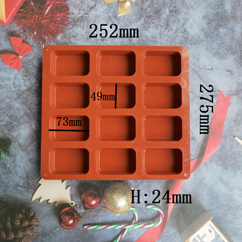 12 Cavity Square Silicone Soap - огляд і ціна Candle Supplies Storage