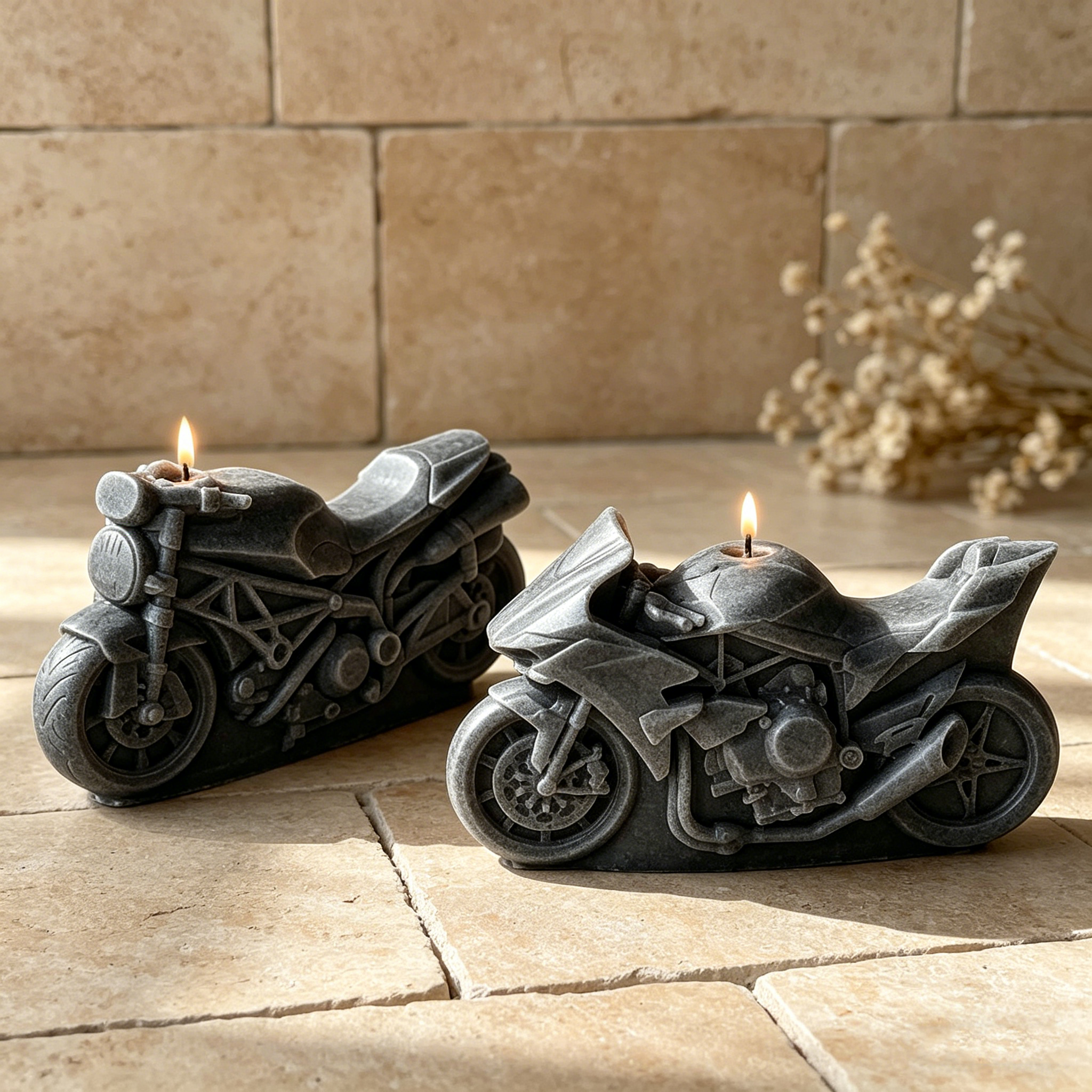 Motorcycle Design Candle Silic - огляд і ціна Candle Supplies Storage