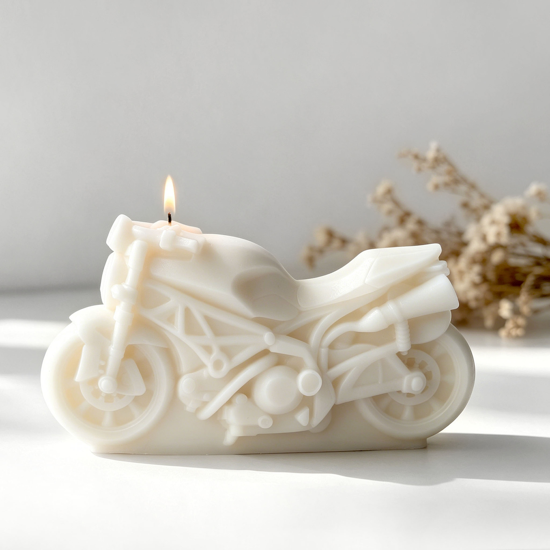 Motorcycle Design Candle Silic - огляд і ціна Candle Supplies Storage