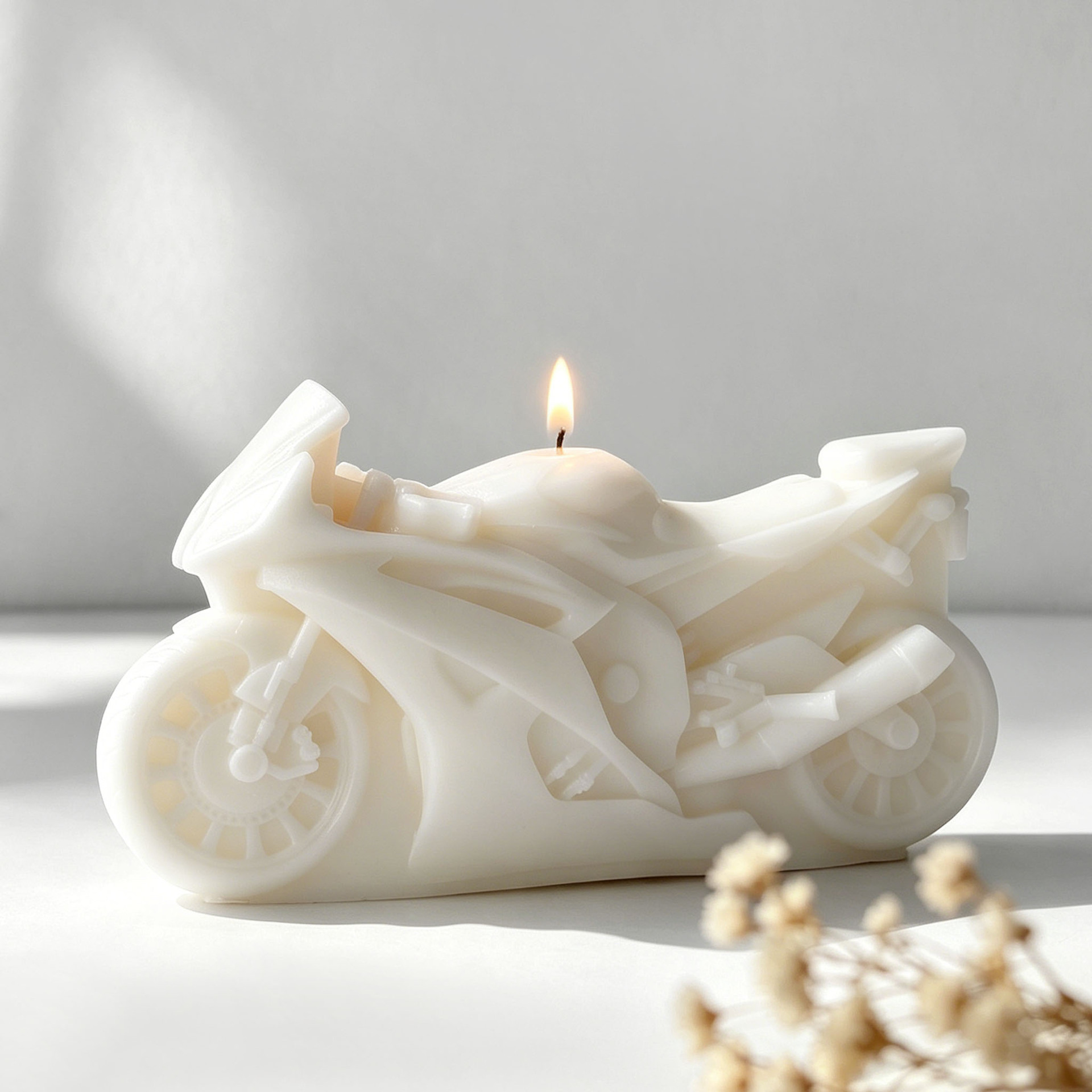 Motorcycle Design Candle Silic - огляд і ціна Candle Supplies Storage