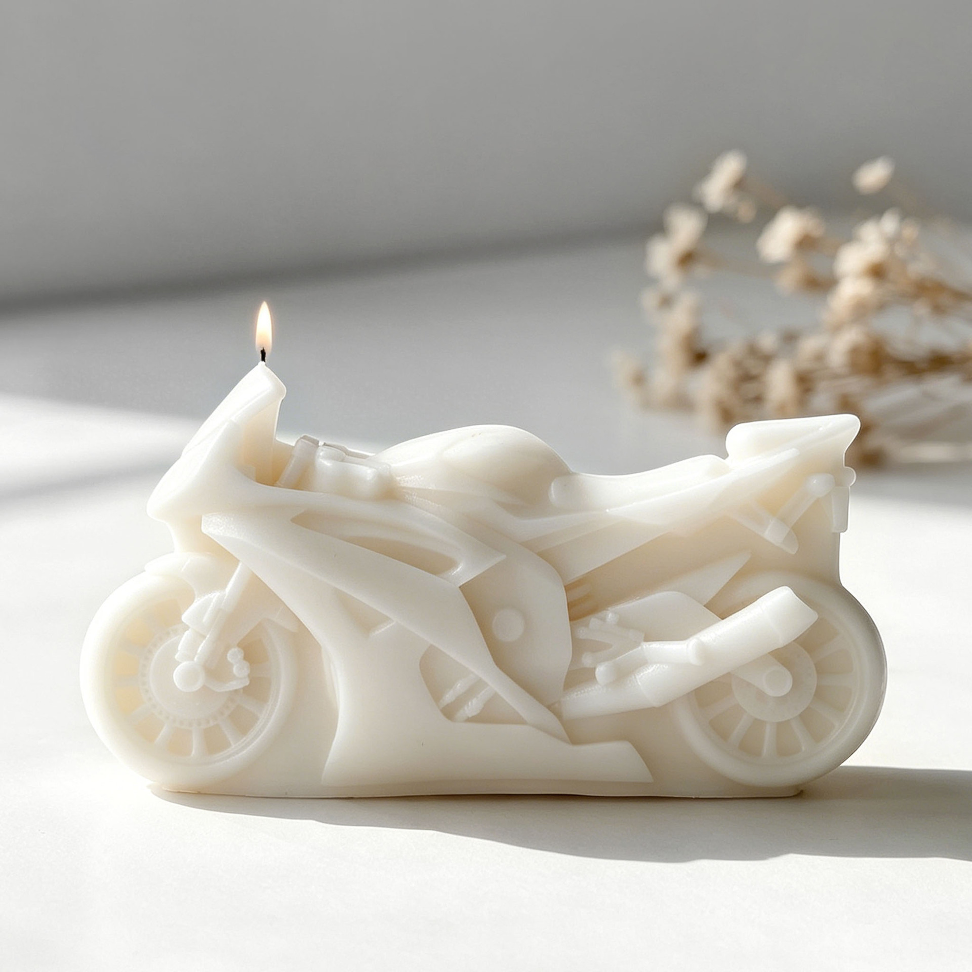 Motorcycle Design Candle Silic - огляд і ціна Candle Supplies Storage