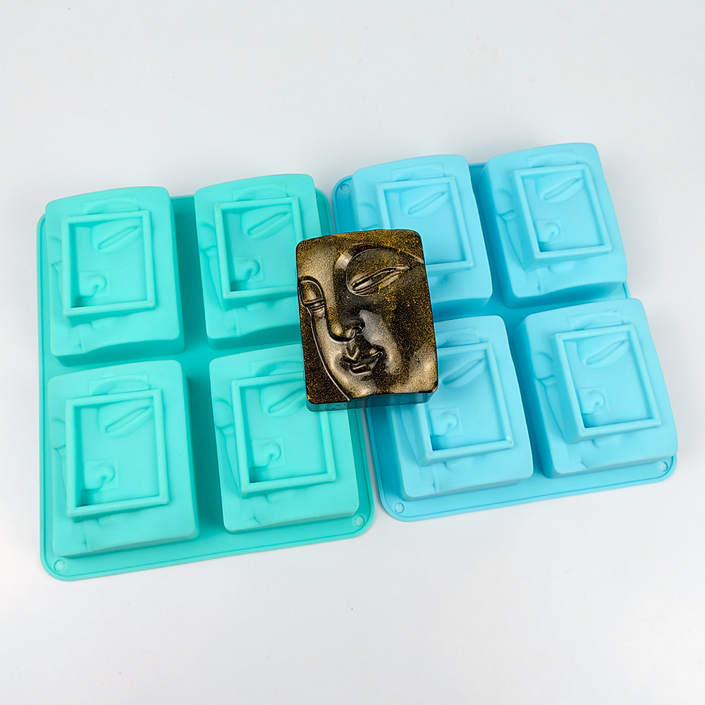4 Holes Buddha Portrait Soap M - огляд і ціна Candle Supplies Storage