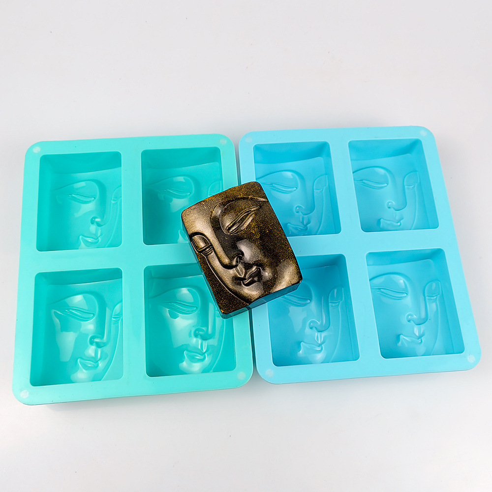 4 Holes Buddha Portrait Soap M - огляд і ціна Candle Supplies Storage